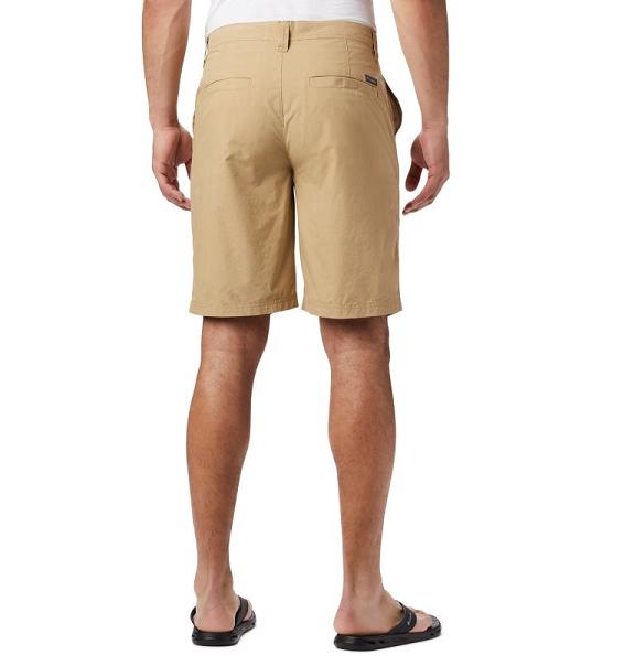 Columbia Washed Out Shorts Beige For Men's NZ32075 New Zealand